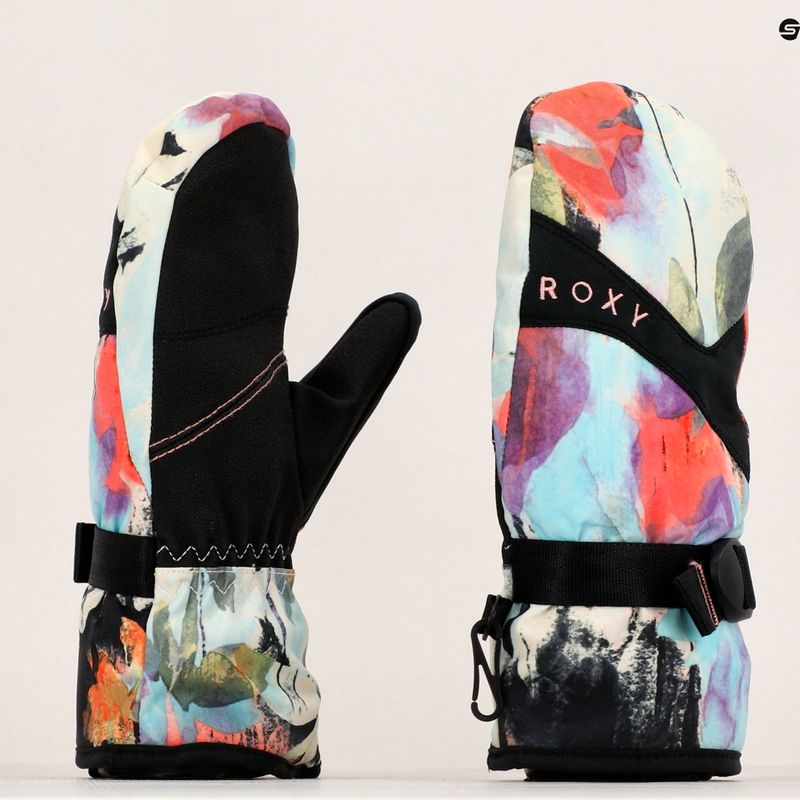 Guanti da snowboard per bambini ROXY Jetty true black tenderness 6