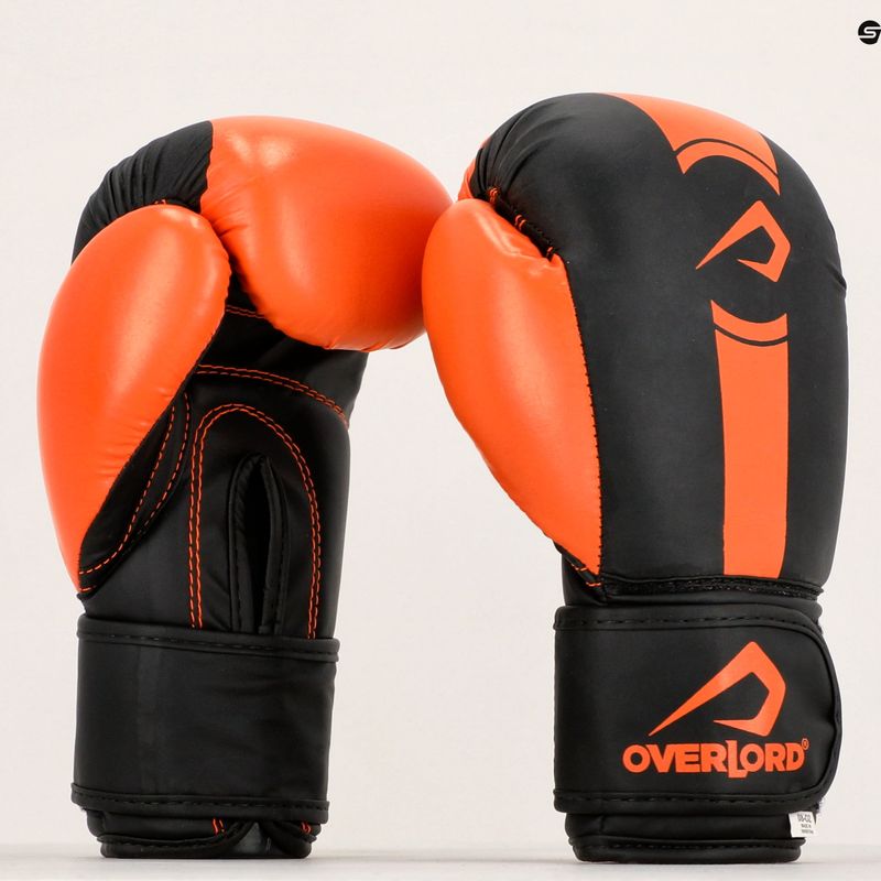 Guanti Overlord Boxer nero/arancio 9