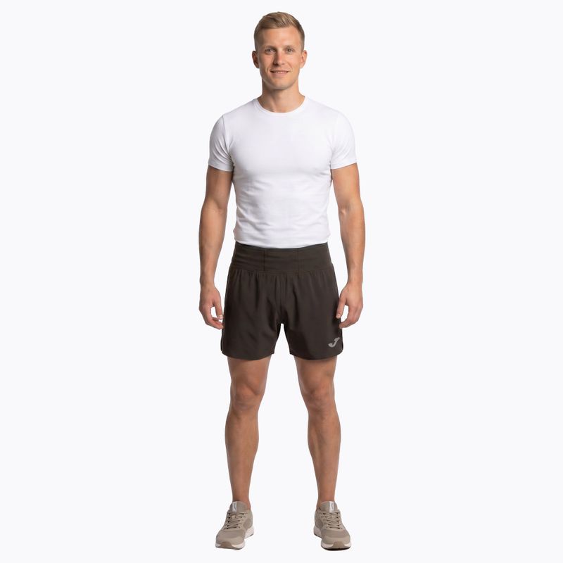 Pantaloncini da corsa Joma R-Combi da uomo, color kaki