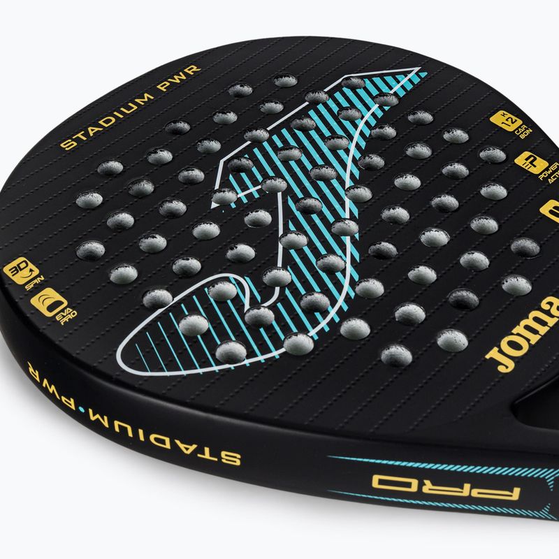 Joma Stadium PWR Racchetta da paddle nero/turchese 6