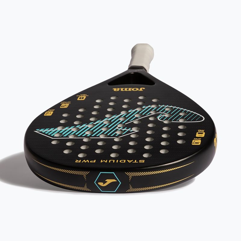 Joma Stadium PWR Racchetta da paddle nero/turchese 10