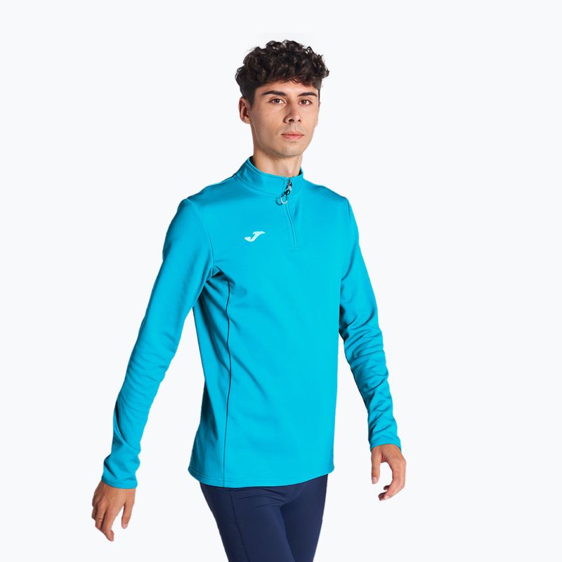 Felpa Joma Running Night fluor turchese da uomo 3