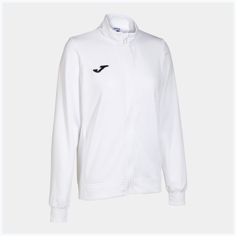 Felpa da running Joma Winner II Full Zip da donna, bianco 10