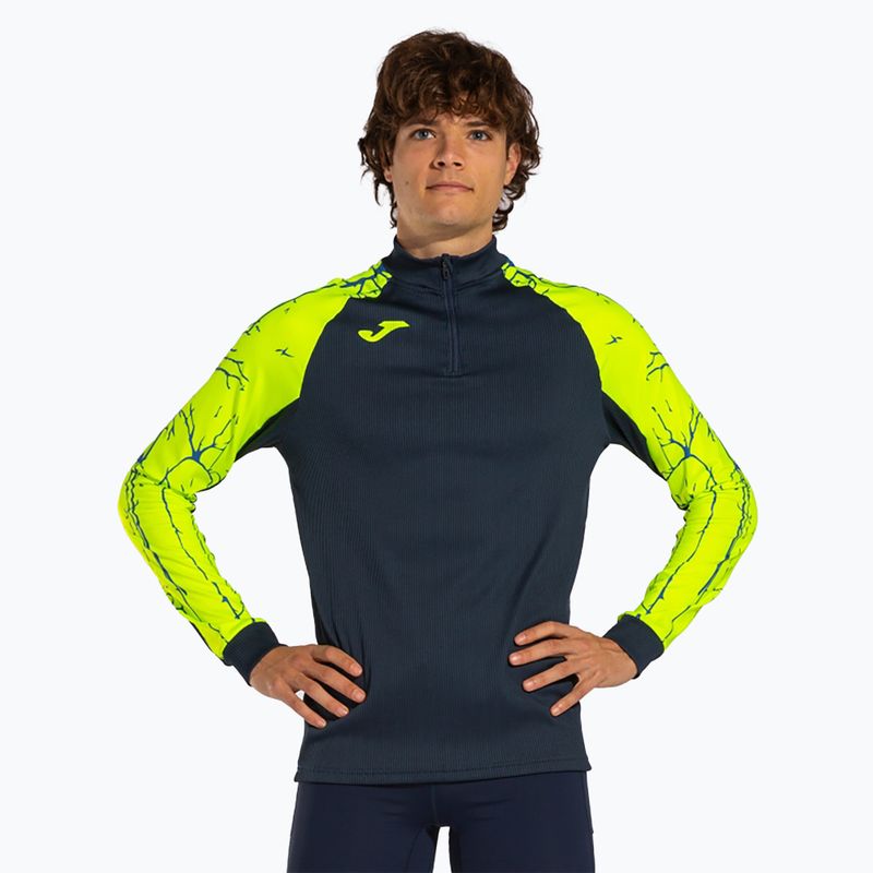 Felpa da corsa Joma Elite IX fluor giallo uomo