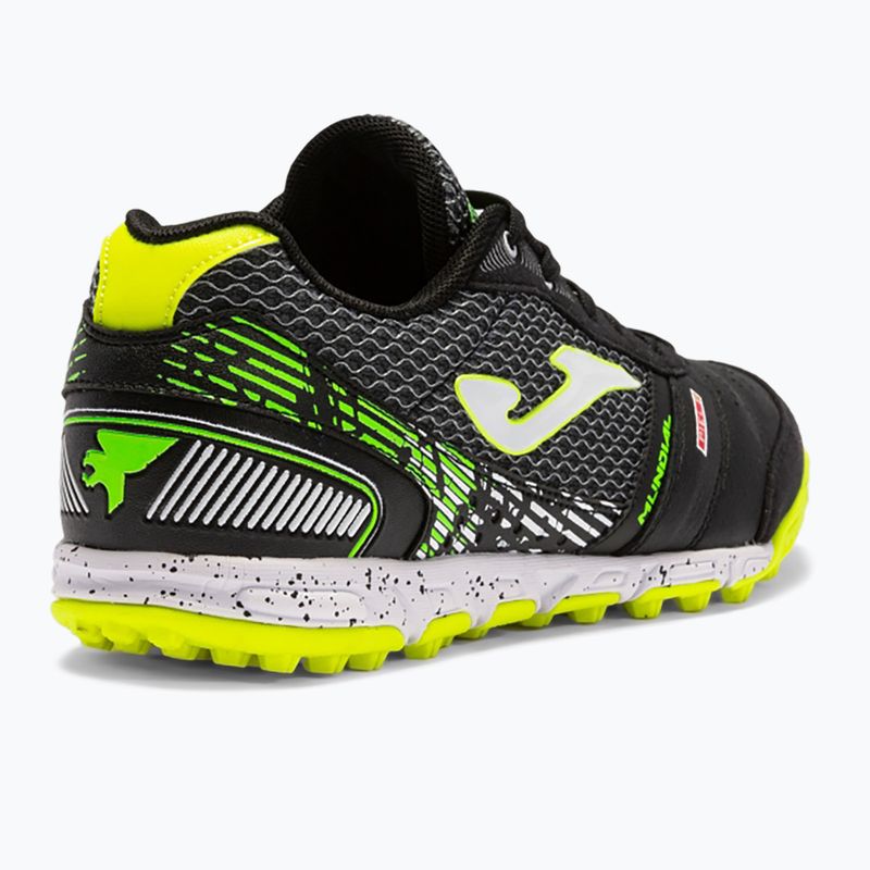 Scarpe da calcio da uomo Joma Mundial TF nero 11