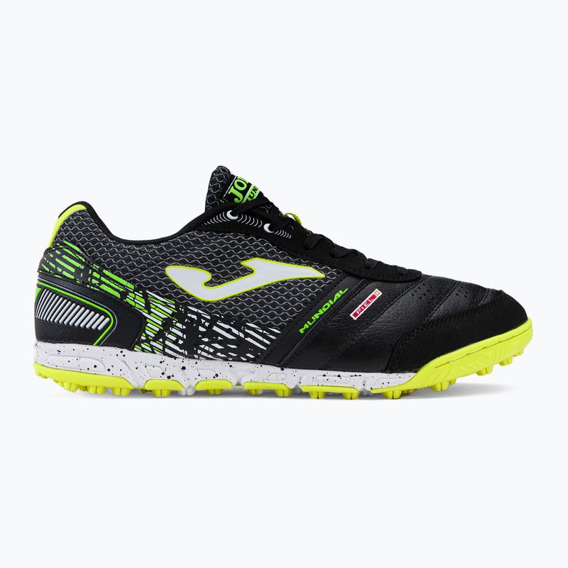 Scarpe da calcio da uomo Joma Mundial TF nero 2