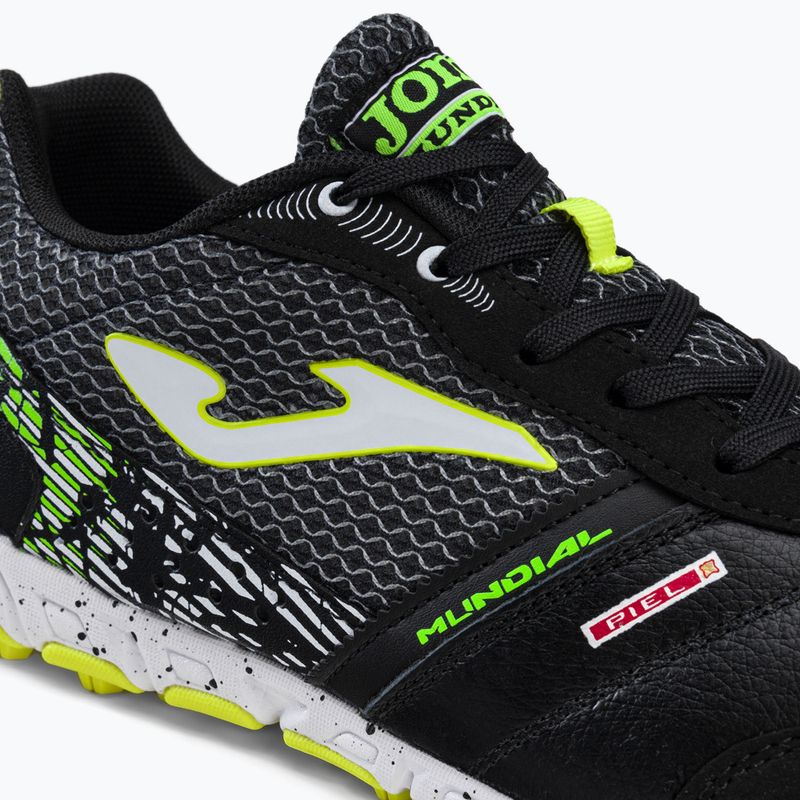 Scarpe da calcio da uomo Joma Mundial TF nero 10