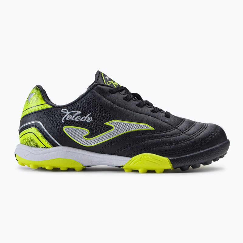 Scarpe da calcio Joma Toledo TF per bambini, nero 4