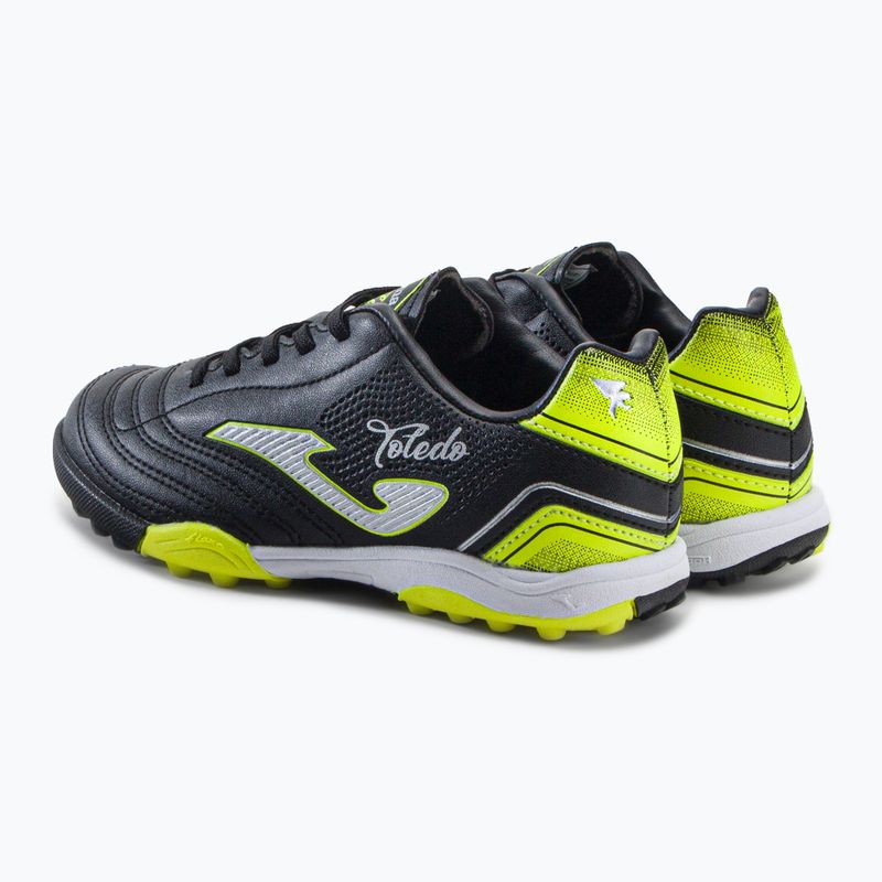Scarpe da calcio Joma Toledo TF per bambini, nero 6
