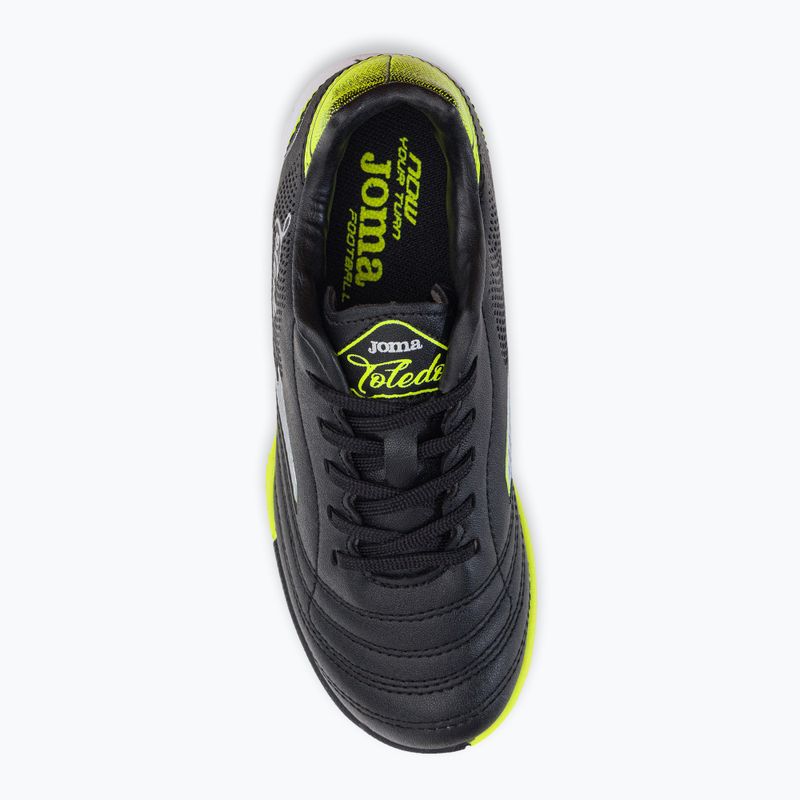 Scarpe da calcio Joma Toledo TF per bambini, nero 12