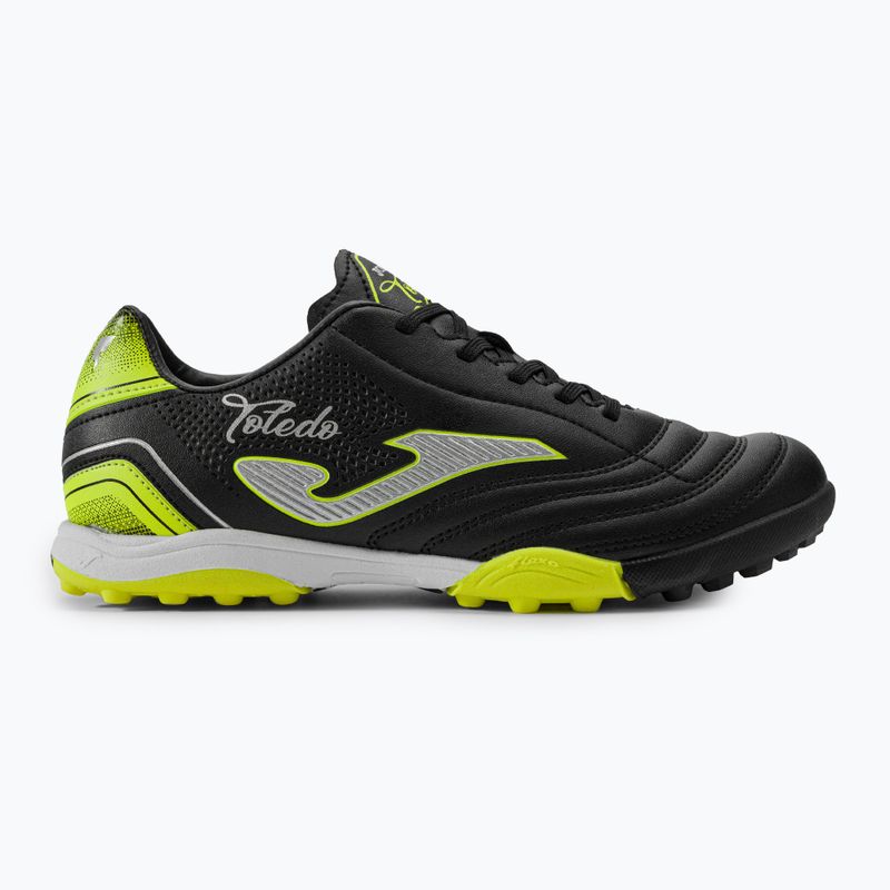 Scarpe da calcio Joma Toledo TF per bambini, nero 3