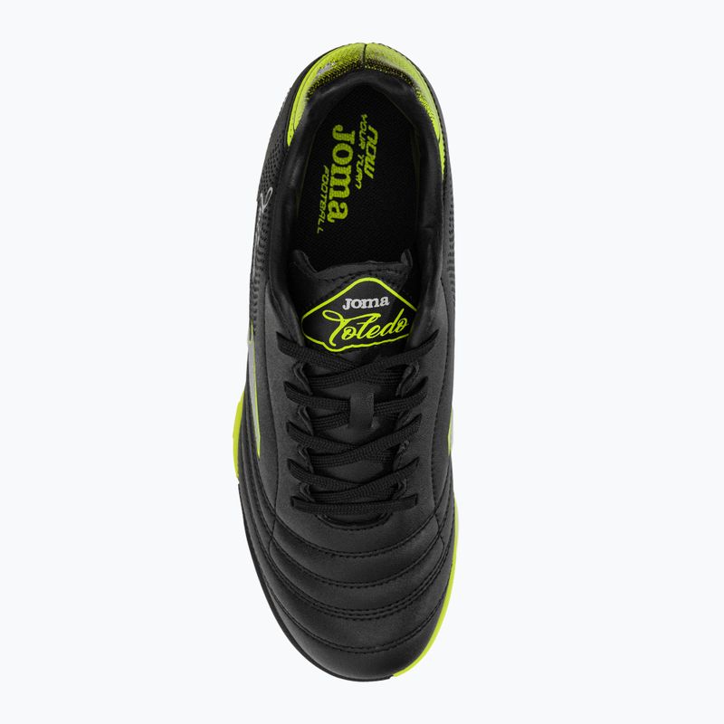 Scarpe da calcio Joma Toledo TF per bambini, nero 11