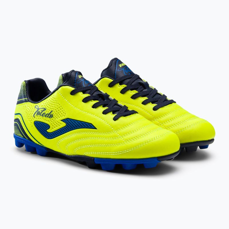 Scarpe da calcio per bambini Joma Toledo HG lemon fluor 3