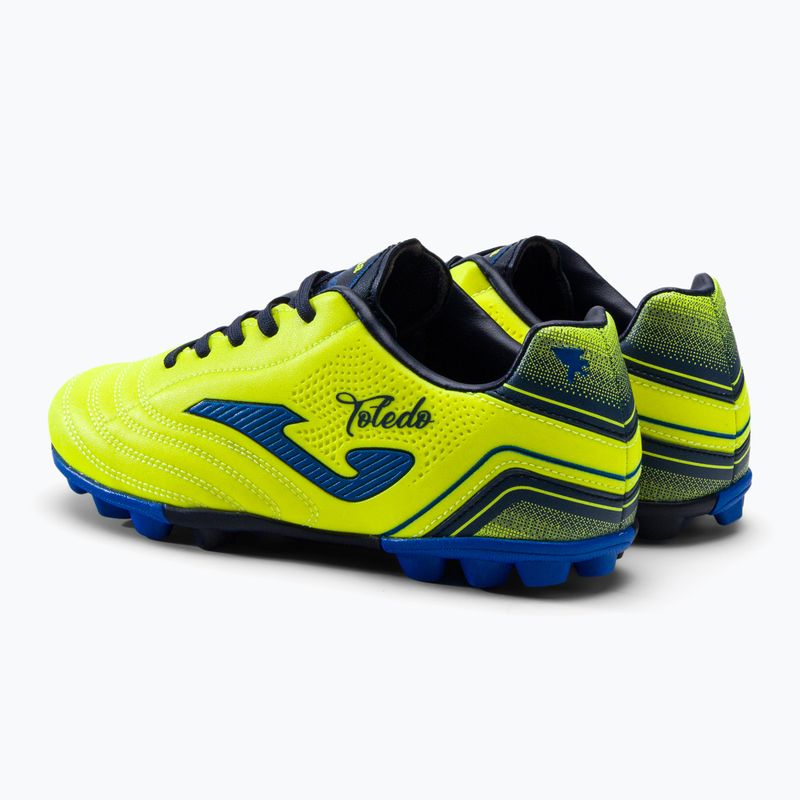 Scarpe da calcio per bambini Joma Toledo HG lemon fluor 5