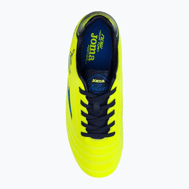 Scarpe da calcio per bambini Joma Toledo HG lemon fluor 6