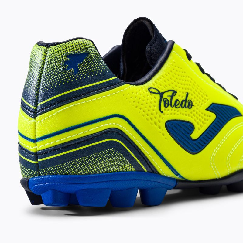 Scarpe da calcio per bambini Joma Toledo HG lemon fluor 7