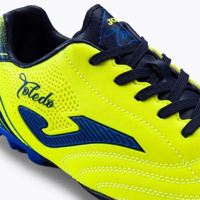 Scarpe da calcio per bambini Joma Toledo HG lemon fluor 9