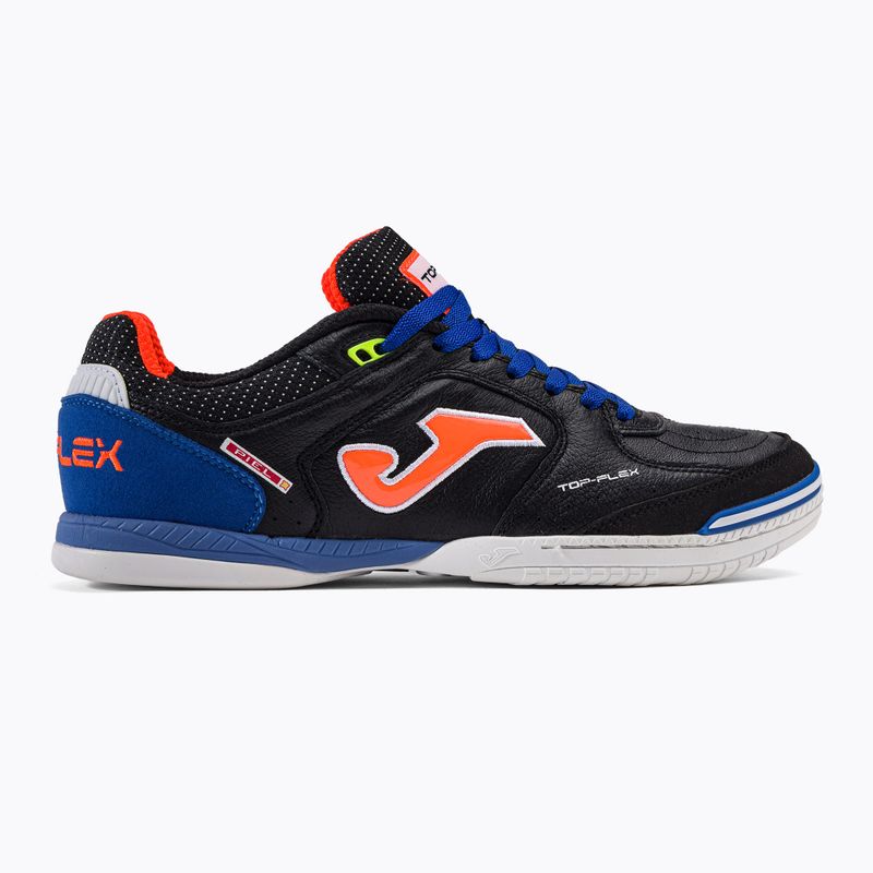 Scarpe da calcio da uomo Joma Top Flex IN nero/royal 2
