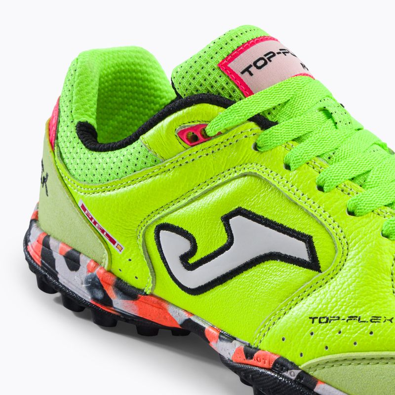 Scarpe da calcio da uomo Joma Top Flex TF verde fluoro 8