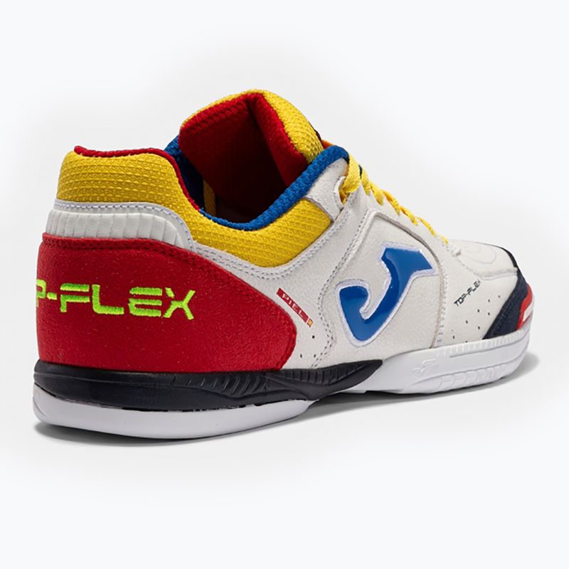 Scarpe da calcio da uomo Joma Top Flex IN bianco/rosso 14
