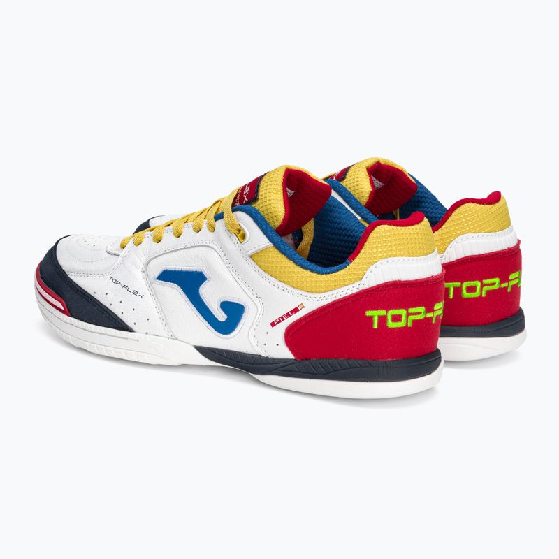 Scarpe da calcio da uomo Joma Top Flex IN bianco/rosso 3