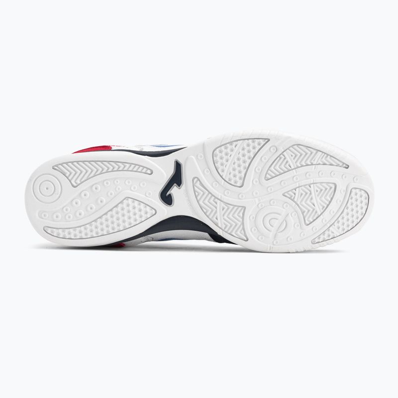 Scarpe da calcio da uomo Joma Top Flex IN bianco/rosso 5