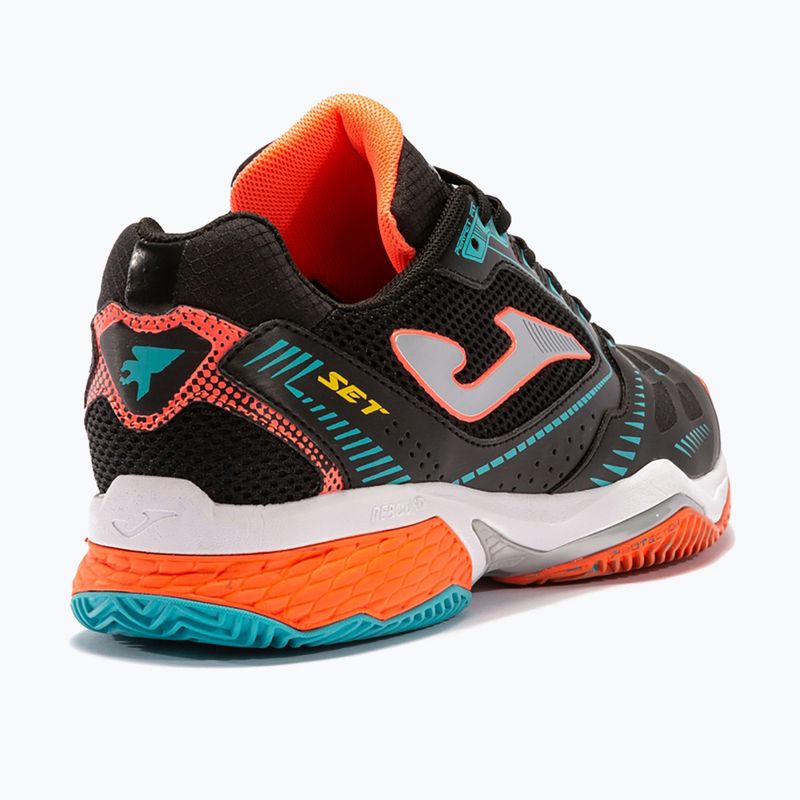 Scarpe da tennis da uomo Joma Set P nero/limone fluoro 13