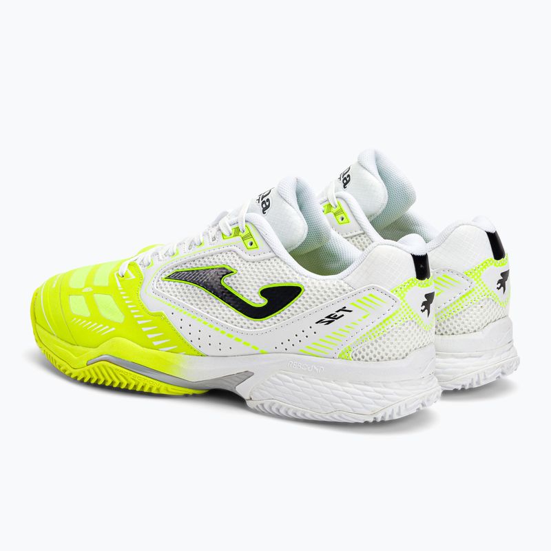 Scarpe da tennis da uomo Joma Set P lemon fluor/bianco 3