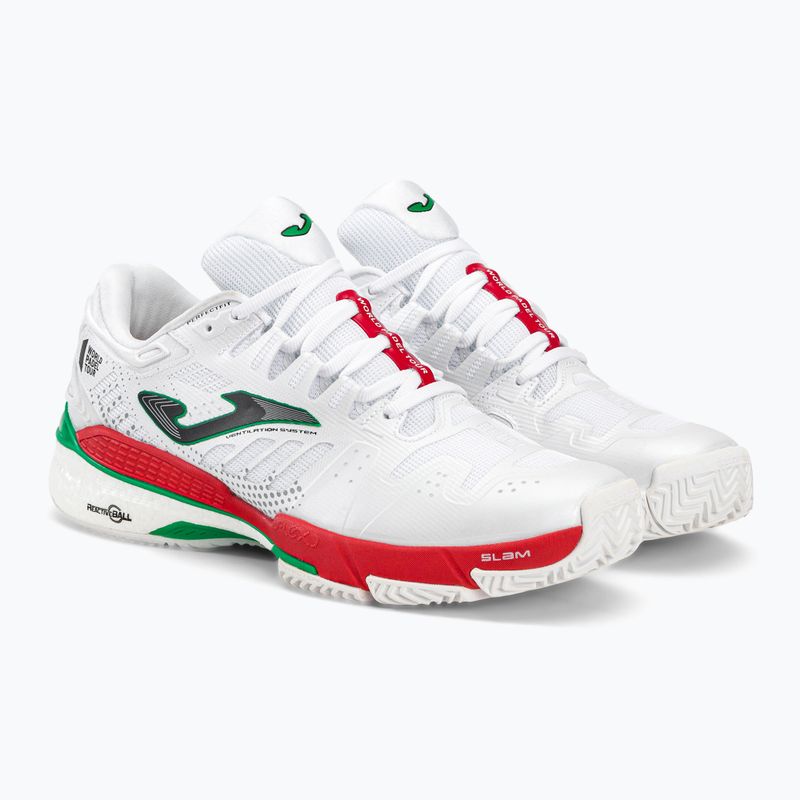 Scarpe da tennis da uomo Joma Slam P bianco/rosso 4