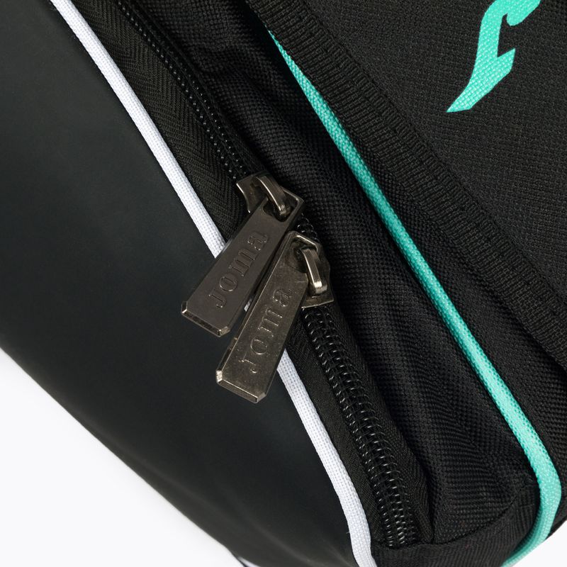 Joma Master Paddle bag nero/turchese 8