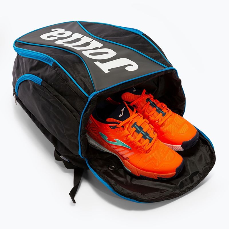 Zaino da tennis Joma Open nero/blu 9