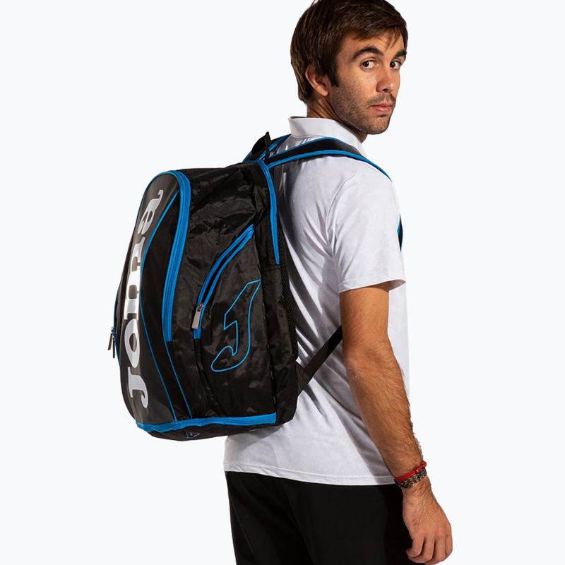 Zaino da tennis Joma Open nero/blu 11