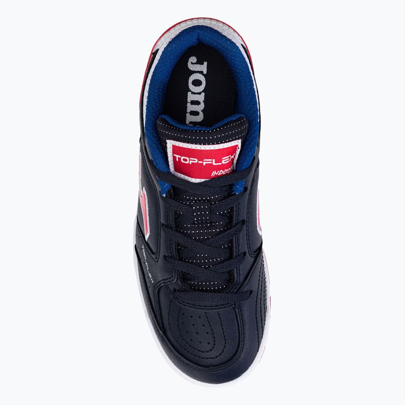 Scarpe da calcio da bambino Joma Top Flex IN navy/rosso 6
