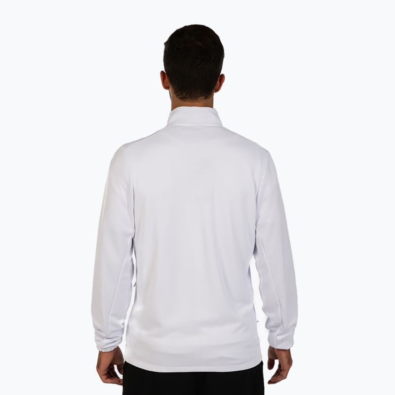 Felpa da tennis da uomo Joma Montreal Full Zip bianco 4