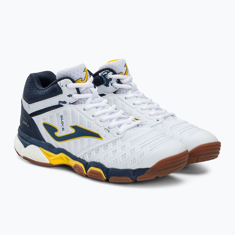 Scarpe da pallavolo da uomo Joma V.Block bianco/navy 4