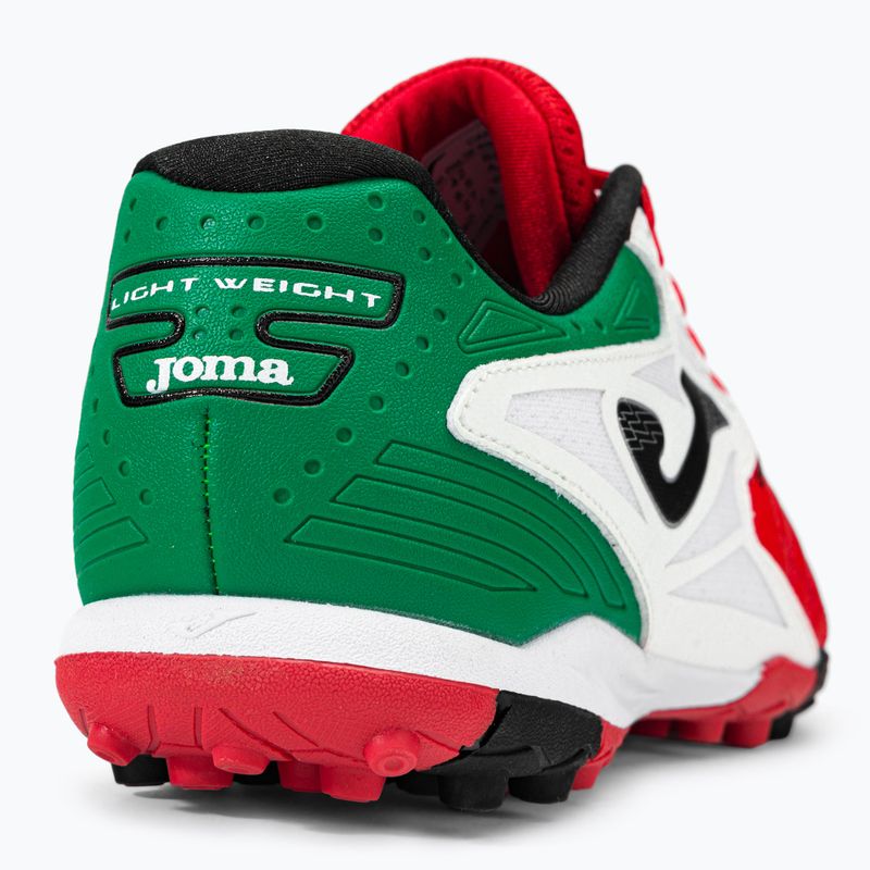 Scarpe da calcio Joma Cancha TF da uomo rosso/bianco/verde 9