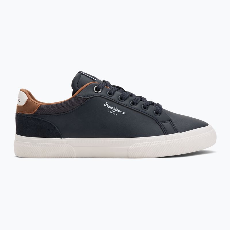Scarpe da uomo Pepe Jeans Kenton Court navy 2