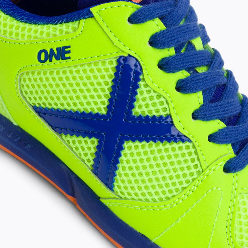 Scarpe da calcio per bambini MUNICH One Kid verde claro 8