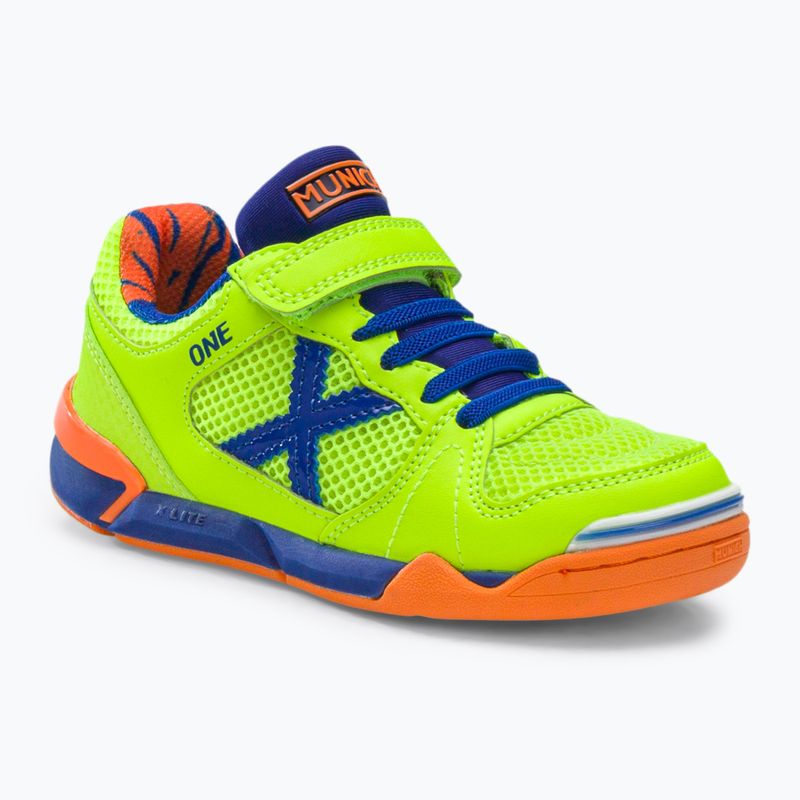 Scarpe da calcio per bambini MUNICH One Kid Vco verde claro