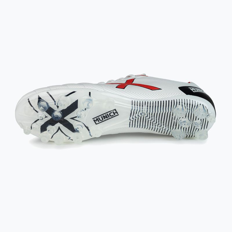 Scarpe da calcio MUNICH Arenga FG blanco/rojo 12