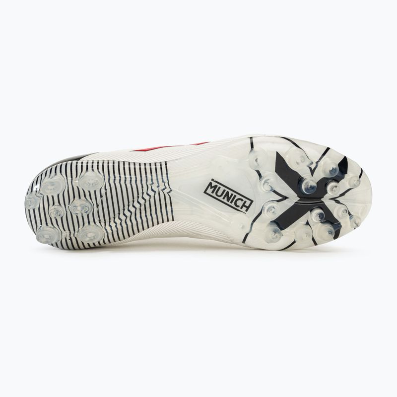 Scarpe da calcio MUNICH Arenga FG blanco/rojo 4