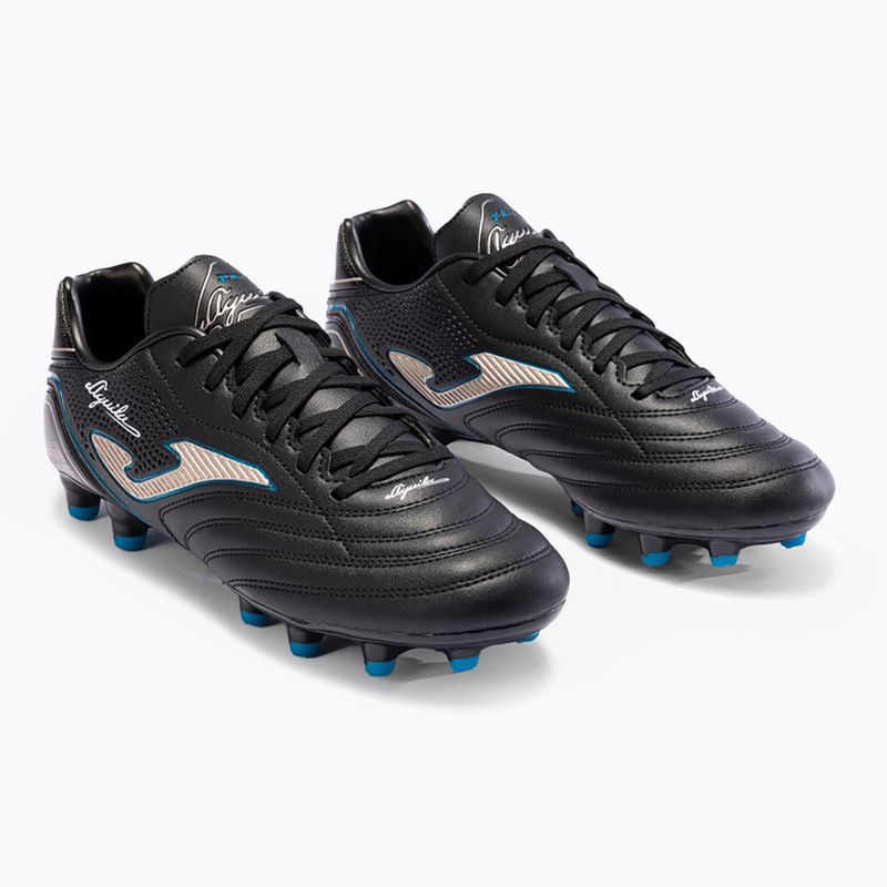 Scarpe da calcio Joma Aguila FG da uomo nero/oro 9