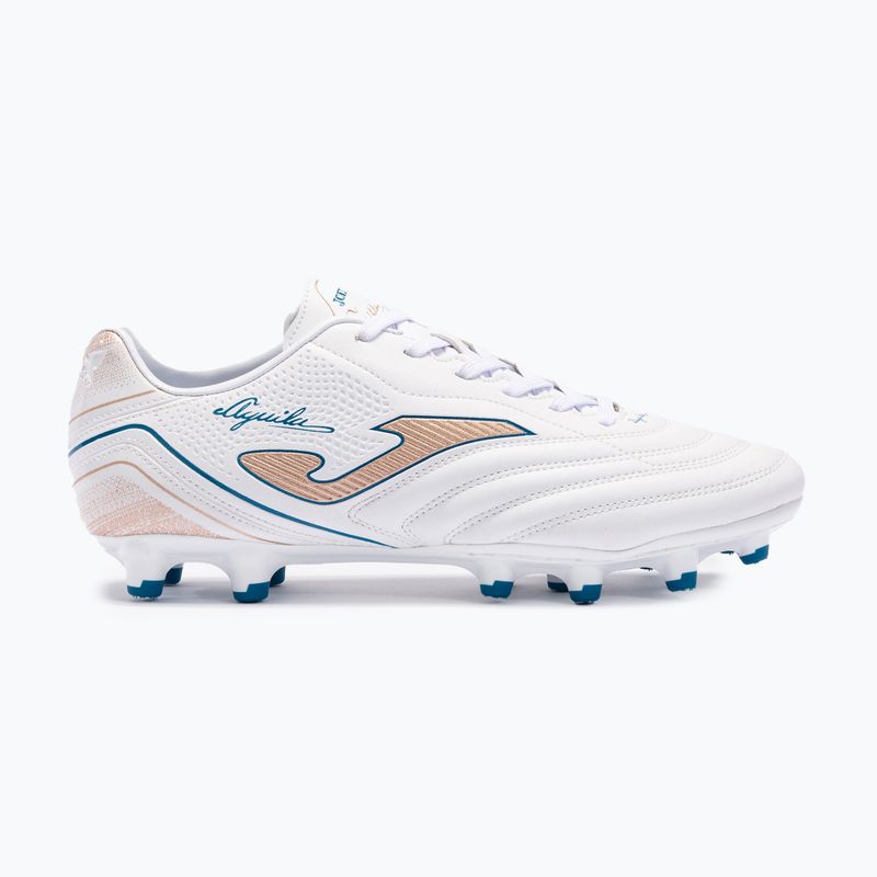 Scarpe da calcio Joma Aguila FG bianco/oro da uomo 11