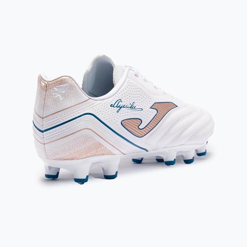 Scarpe da calcio Joma Aguila FG bianco/oro da uomo 13