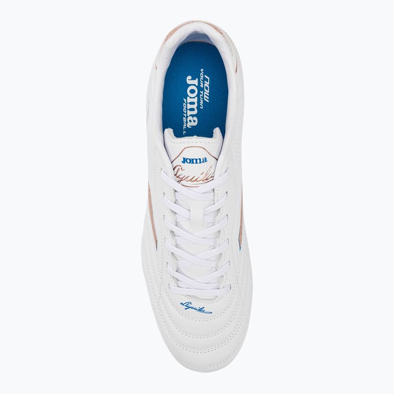 Scarpe da calcio Joma Aguila FG bianco/oro da uomo 6