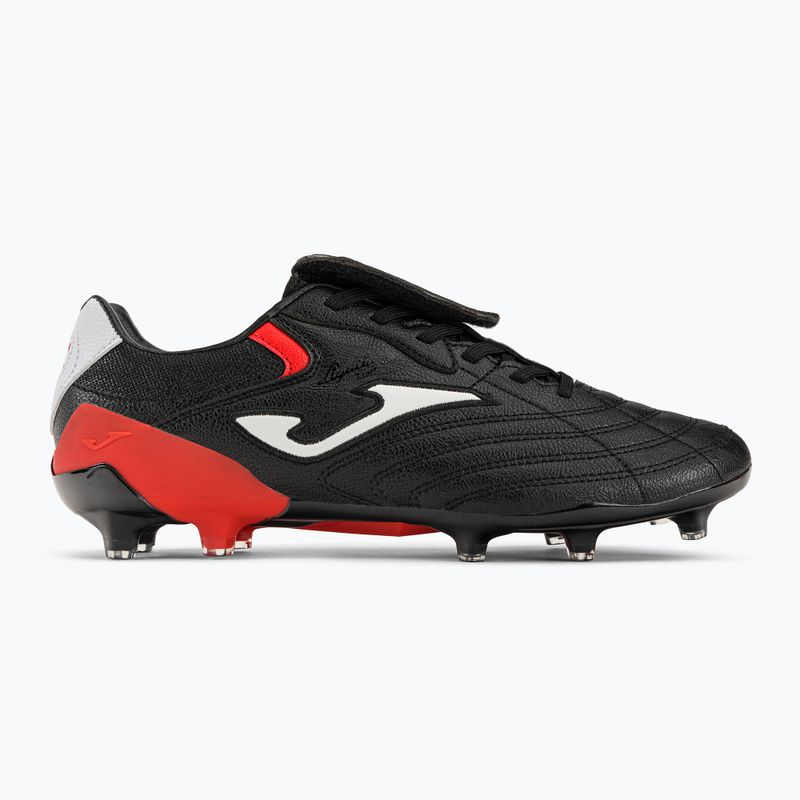 Scarpe da calcio Joma Aguila Cup FG da uomo, nero/rosso 2