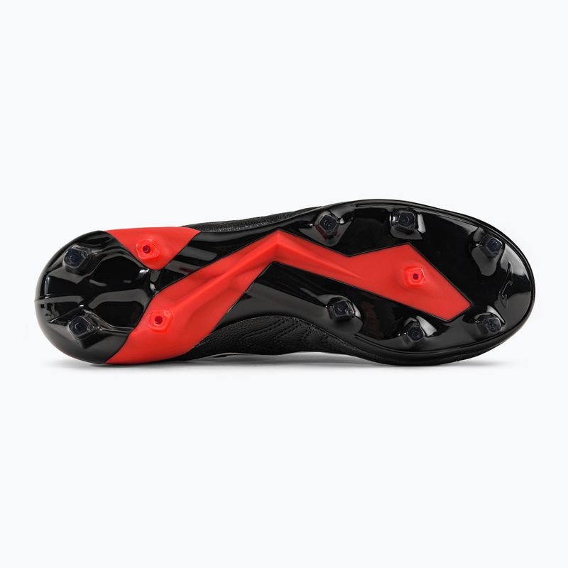 Scarpe da calcio Joma Aguila Cup FG da uomo, nero/rosso 5