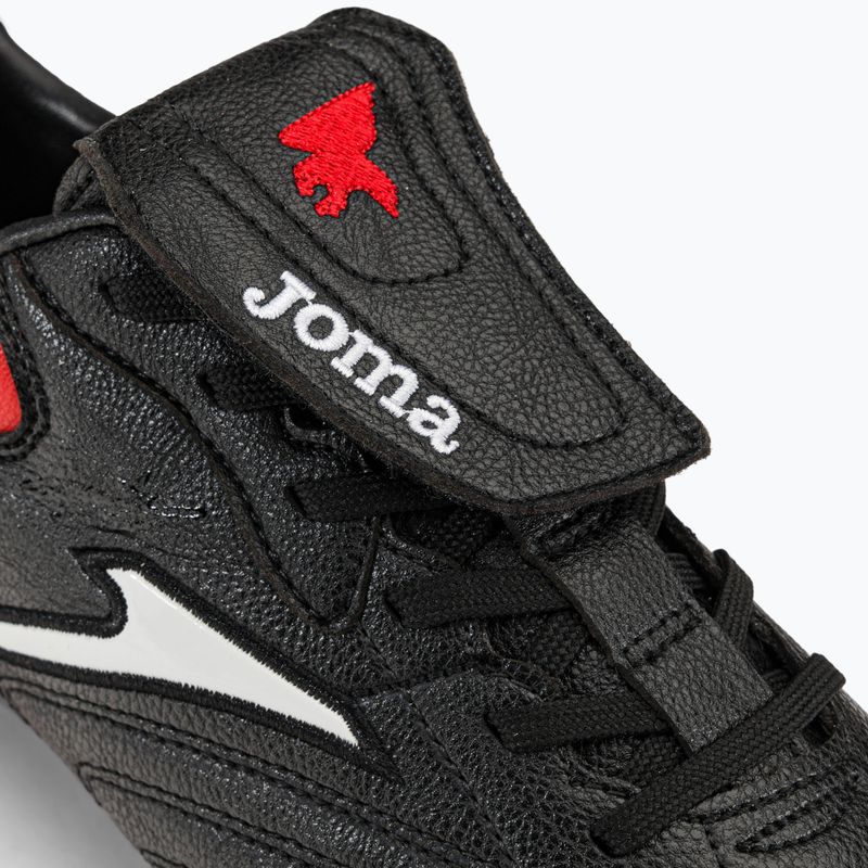 Scarpe da calcio Joma Aguila Cup FG da uomo, nero/rosso 8