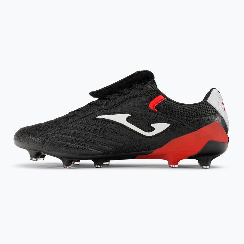Scarpe da calcio Joma Aguila Cup FG da uomo, nero/rosso 10