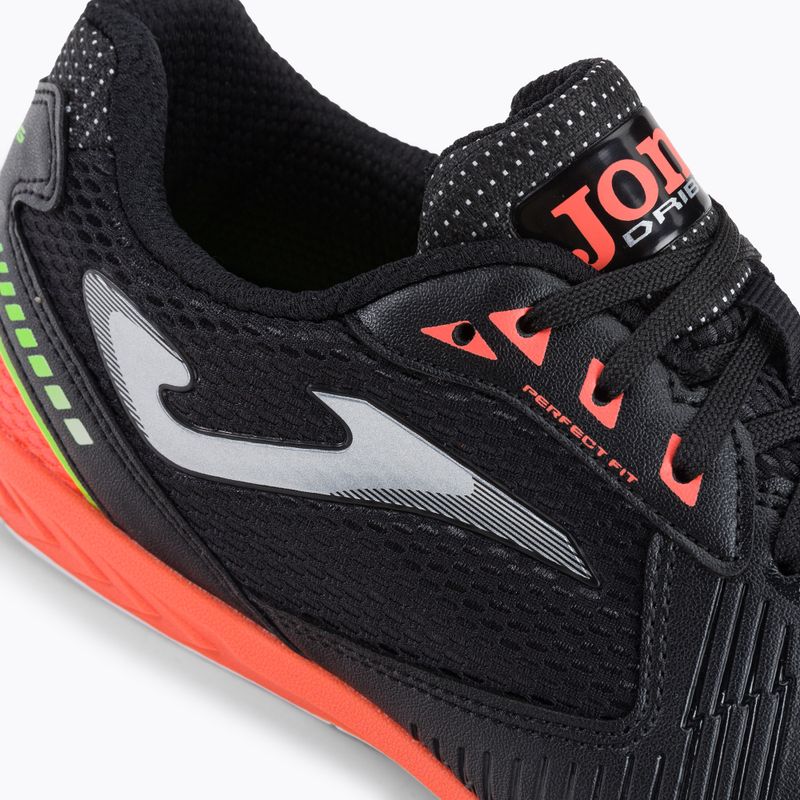 Scarpe da calcio da uomo Joma Dribling IN nero/rosso 7